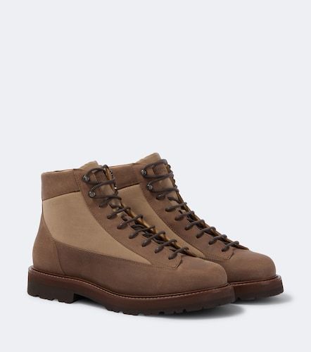 Bottines à lacets en daim - Brunello Cucinelli - Modalova