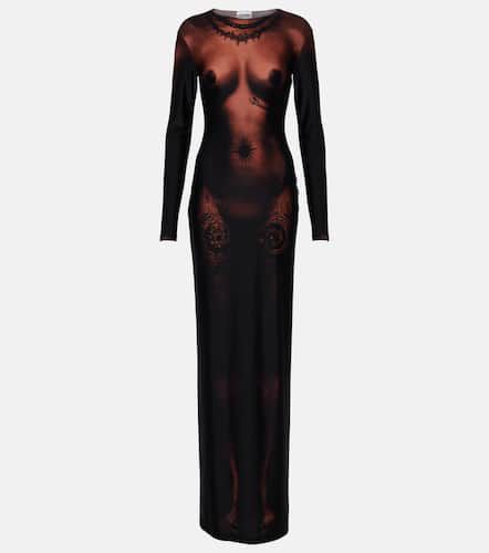 Robe longue illusion Tattoo Collection - Jean Paul Gaultier - Modalova