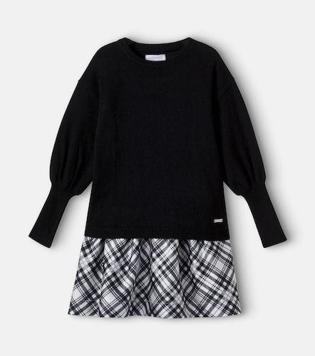 Monnalisa Robe pull à ceinture - Monnalisa - Modalova