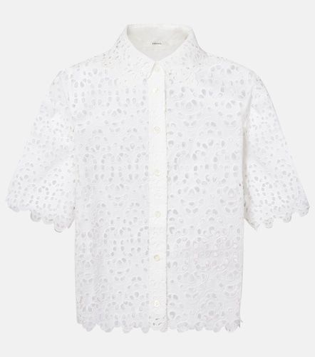 Chemise The Deco Eyelet en coton - Frame - Modalova