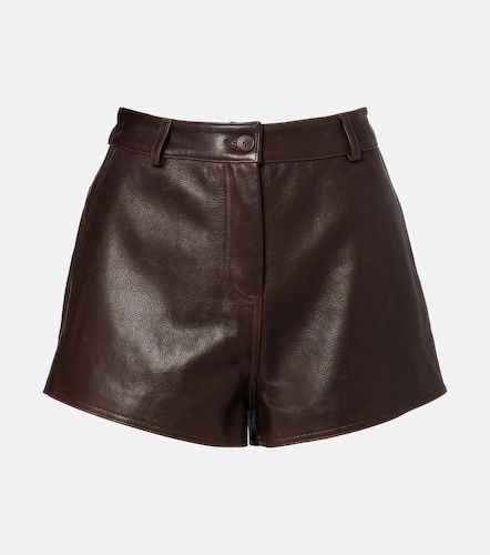Nour Hammour Short Leontine en cuir - Nour Hammour - Modalova
