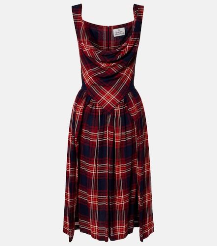 Robe midi Sunday à carreaux - Vivienne Westwood - Modalova