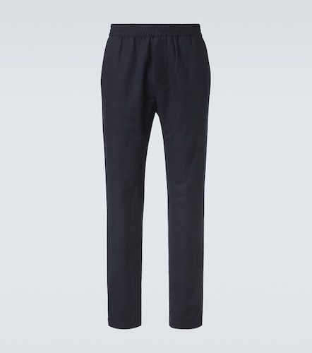 Pantalon droit en coton et lin - Sunspel - Modalova