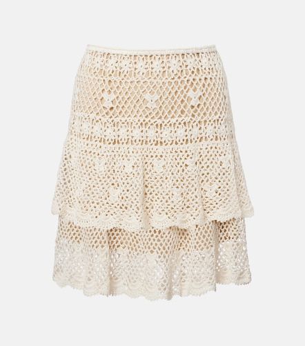 Mini-jupe Florence en crochet de coton - Anna Kosturova - Modalova