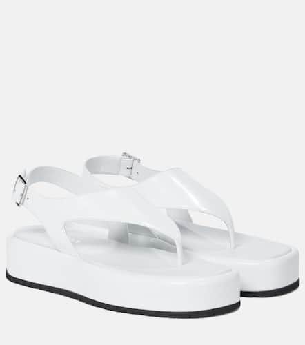 Sandales à plateforme en cuir - Prada - Modalova
