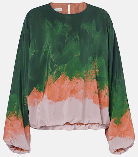 Top en soie mélangée - Dries Van Noten - Modalova