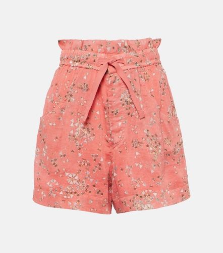Short Ceyane en coton et soie à imprimé floral - Isabel Marant - Modalova
