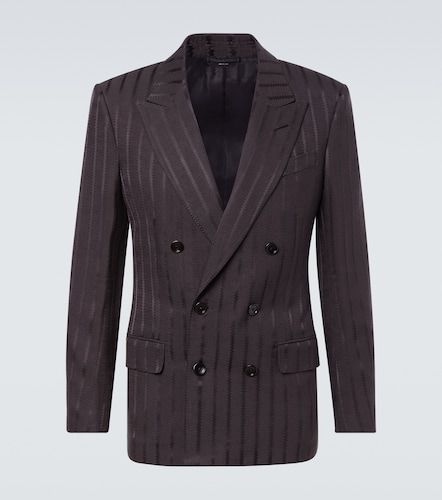 Tom Ford Blazer rayé en jacquard - Tom Ford - Modalova