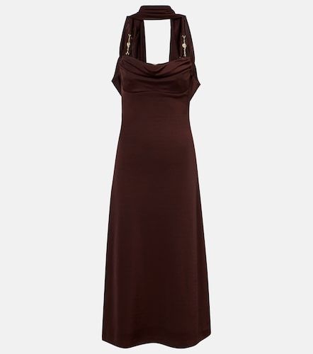 Robe midi Isla à détail foulard - Rebecca Vallance - Modalova