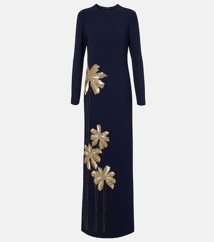 Robe longue Nevina à cristaux - Costarellos - Modalova