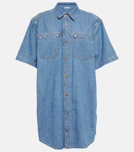 Robe chemise oversize en jean - Re/Done - Modalova