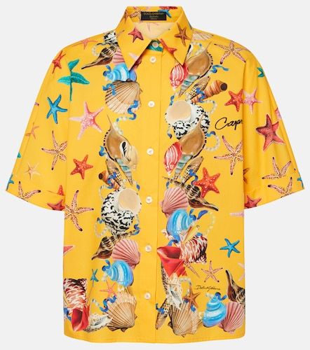 Chemise Capri en coton imprimée - Dolce&Gabbana - Modalova