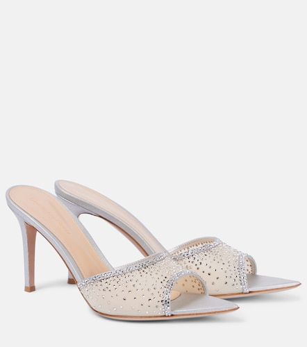 Mules Rania 85 à ornements - Gianvito Rossi - Modalova