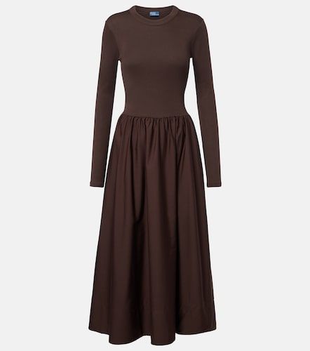 Robe midi en coton - Polo Ralph Lauren - Modalova