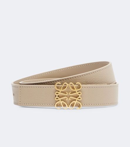 Ceinture Anagram Bombé en cuir - Loewe - Modalova