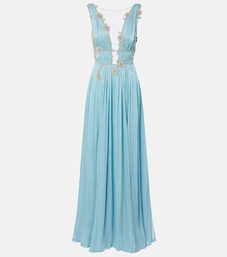Robe longue à ornements - Costarellos - Modalova