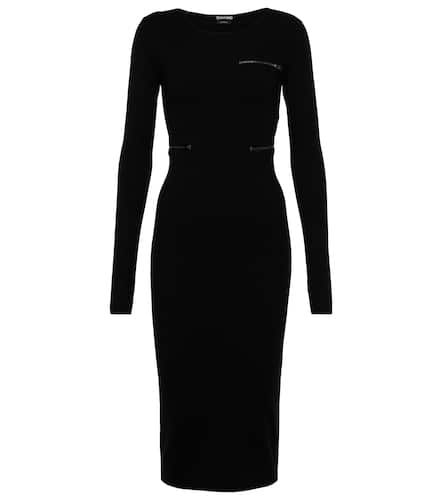 Robe midi en laine mélangée - Tom Ford - Modalova