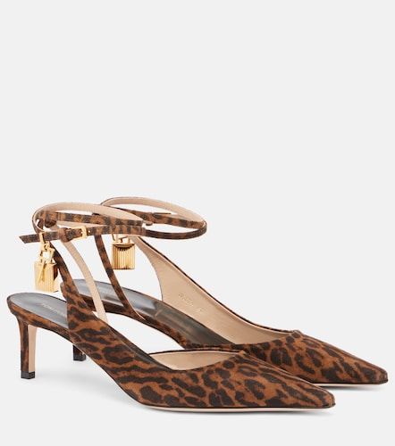 Escarpins Padlock 55 en daim - Tom Ford - Modalova