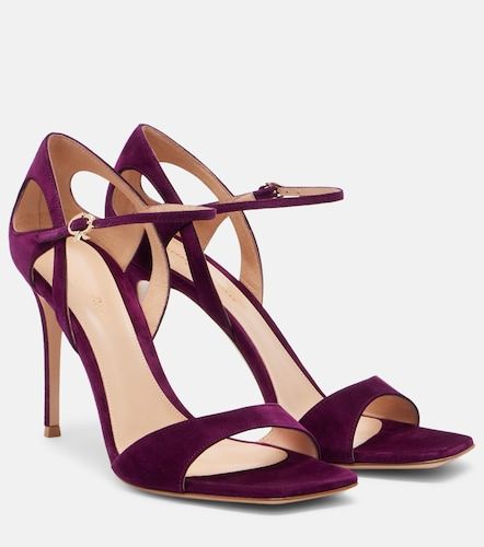 Gianvito Rossi Sandales en daim - Gianvito Rossi - Modalova