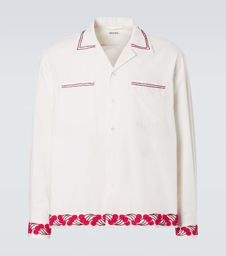 Chemise Cherry Lane en coton à perles fantaisie - Bode - Modalova
