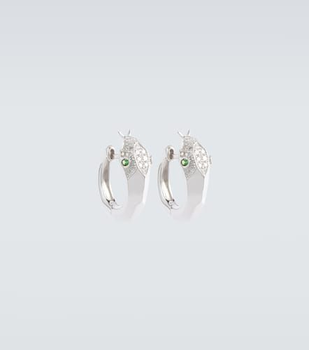 Boucles d’oreilles en or 18 ct, diamants et grenat - Shay Jewelry - Modalova
