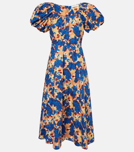 Robe midi Imara en coton à fleurs - Ulla Johnson - Modalova