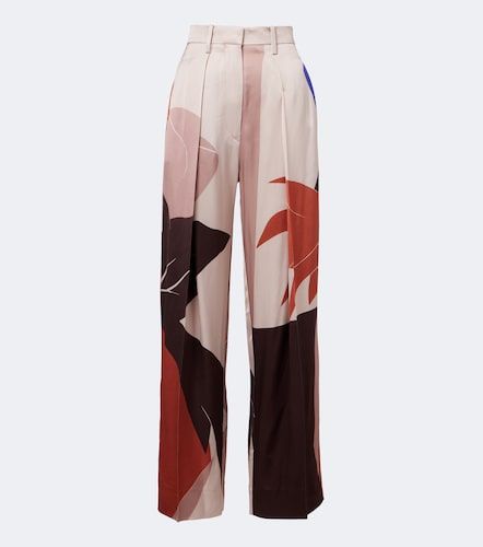 Pantalon ample à imprimé - Victoria Beckham - Modalova
