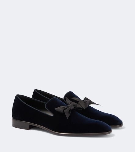 Mocassins December First en velours - Christian Louboutin - Modalova