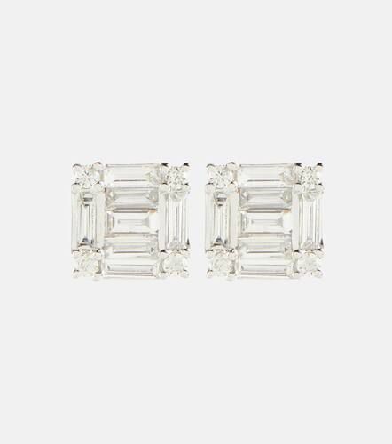 Boucles d’oreilles en or blanc 18 ct et diamants - Shay Jewelry - Modalova