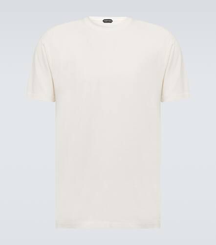 1 % de réduction Homme Vêtements T-shirts Polos T-shirt En Coton Et Modal Serafino Coton Tom Ford pour homme en coloris Blanc 
