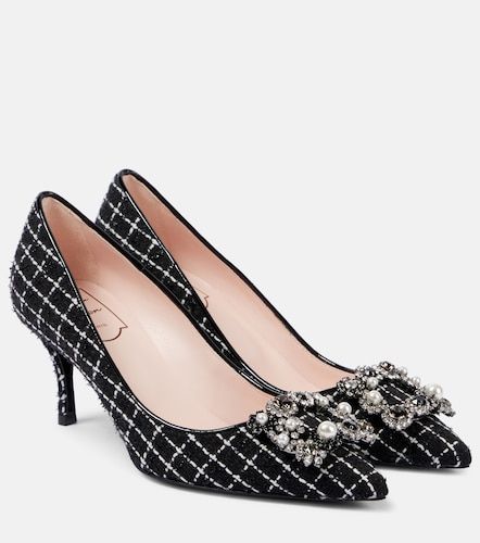 Escarpins Flower Strass 65 en cuir - Roger Vivier - Modalova