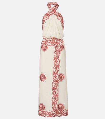 Robe midi imprimée en coton - Johanna Ortiz - Modalova