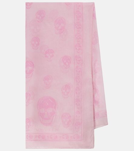 McQueen Foulard Skull en soie - McQueen - Modalova