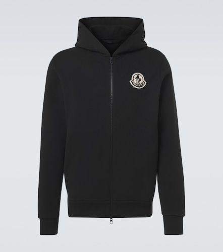 Sweat-shirt à capuche en coton à logo - Moncler - Modalova