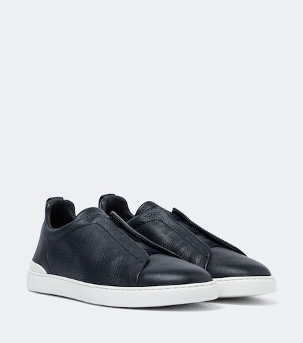 Zegna Baskets Triple Stitch en cuir - Zegna - Modalova