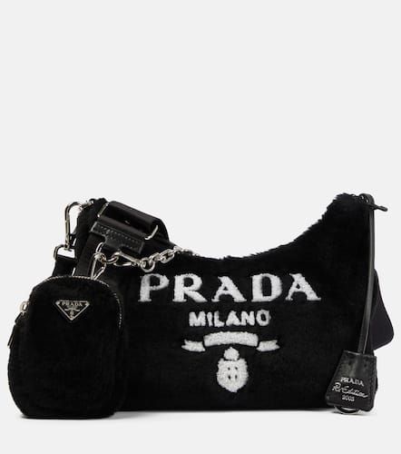 Sac Re-Edition 2005 Small en shearling - Prada - Modalova