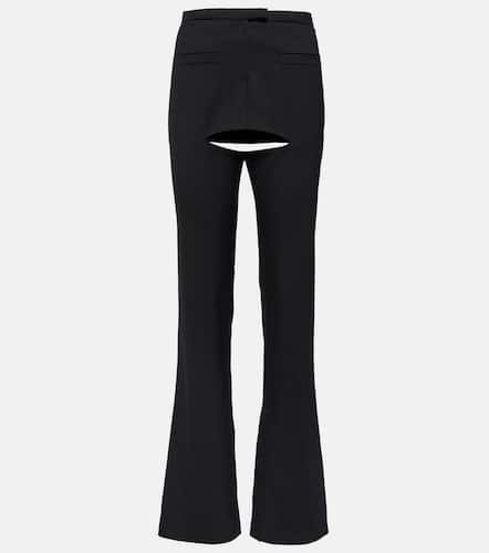 Courrèges Pantalon flare en laine mélangée - Courreges - Modalova