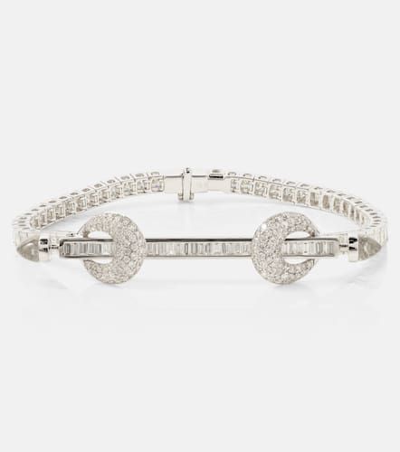 Bracelet Chakra en or blanc 18 ct et diamants - Ananya - Modalova