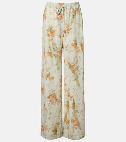 McQueen Pantalon ample à fleurs - McQueen - Modalova