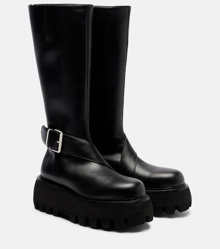 McQueen Bottes Sofa Buckle en cuir - McQueen - Modalova