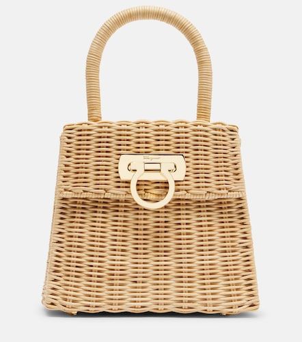 Sac à main Small en rotin - Ferragamo - Modalova