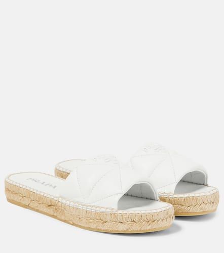 Prada Mules en cuir matelassé - Prada - Modalova
