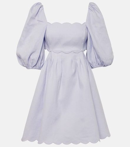 Robe Halliday festonnée en lin - Zimmermann - Modalova