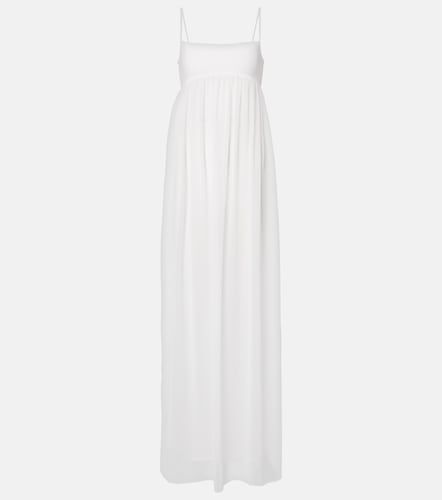 Robe longue Peplo en jersey et mousseline - Jacquemus - Modalova