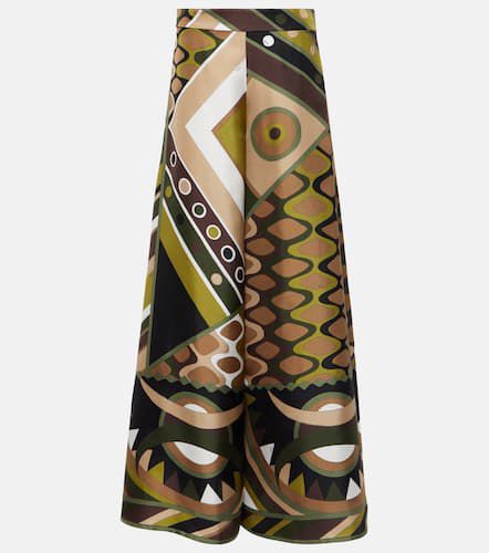 Pantalon ample Vivara imprimé en soie - Pucci - Modalova