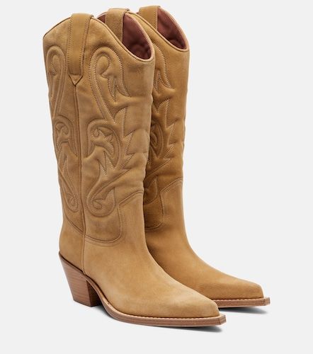 Bottines santiags Debbie en daim - Paris Texas - Modalova