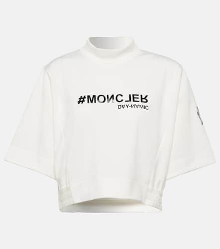 T-shirt raccourci imprimé - Moncler Grenoble - Modalova