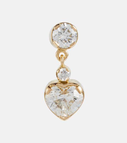 Boucle d’oreille unique Chambre Diamant en or jaune 18 ct et diamants - Sophie Bille Brahe - Modalova