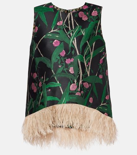 Top La Scala en jacquard à plumes - La DoubleJ - Modalova