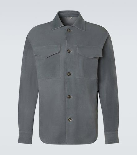 Lardini Surchemise en daim - Lardini - Modalova